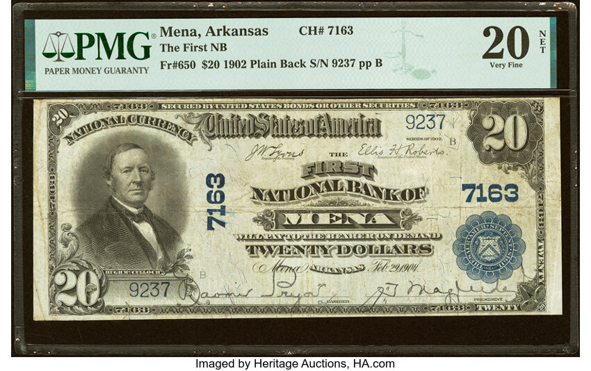 1902 $20  3rd Charter Period, 3rd Issue, Plain Back (Fr. 650) thumbnail 17