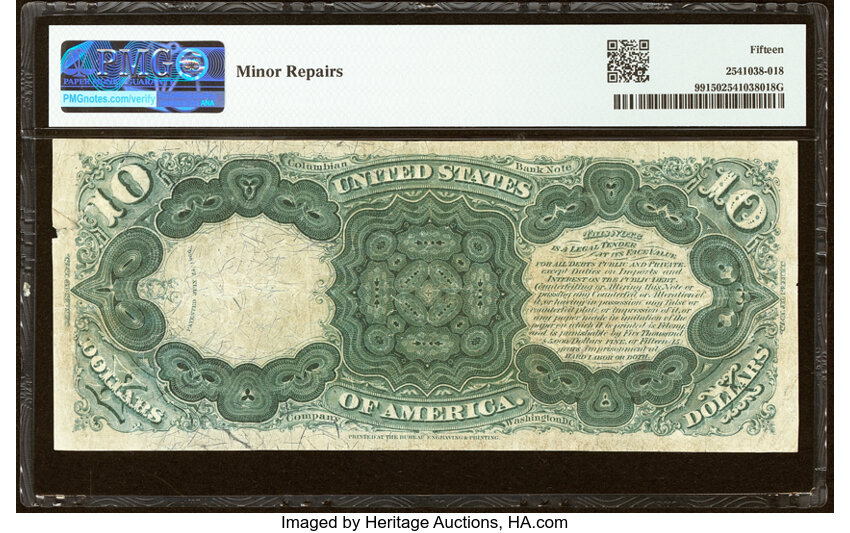 1878 $10  (Fr. 99) thumbnail 11
