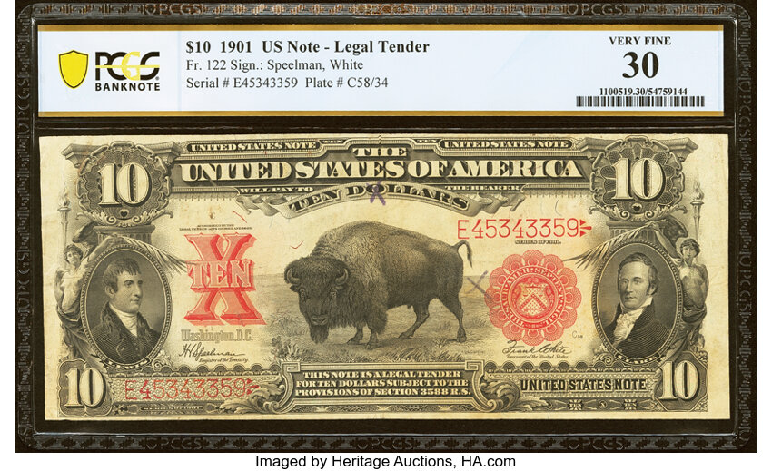 1901 $10  (Fr. 122) thumbnail 7