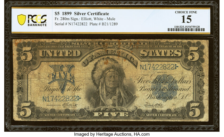 1899 $5  (Fr. 280) thumbnail 3