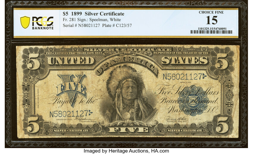 1899 $5  (Fr. 281) thumbnail 6
