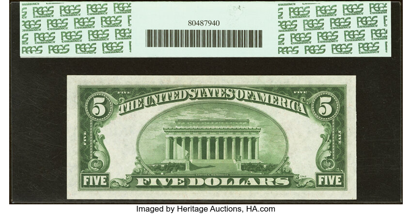 1928C $5  (Fr. 1528) thumbnail 10