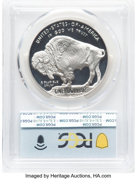 2001-P S$1 American Buffalo PR DCAM OGP thumbnail 4