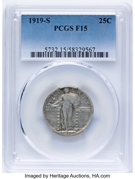 1919-S 25c MS thumbnail 2