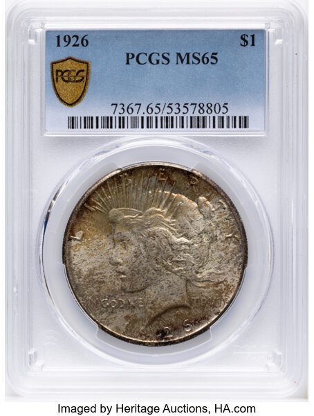 1926 $1 MS65 thumbnail 2