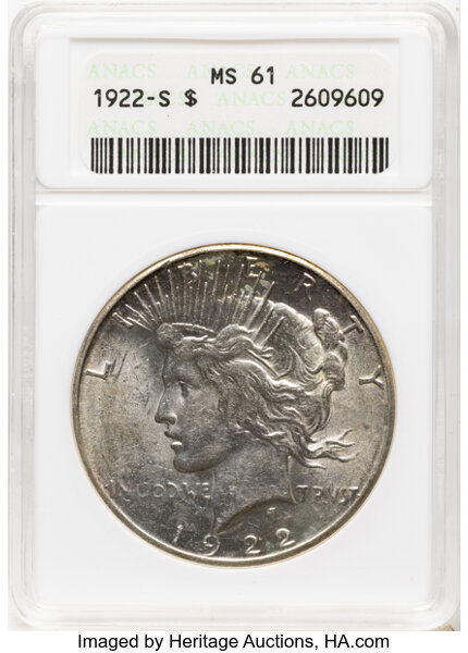 1922-S $1  Reverse Rim Cud, VAM-2X MS thumbnail 7