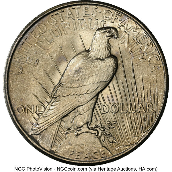 1925 $1 MS65 CAC thumbnail 4