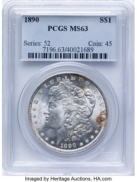 1890 $1  VAM-13 MS thumbnail 3