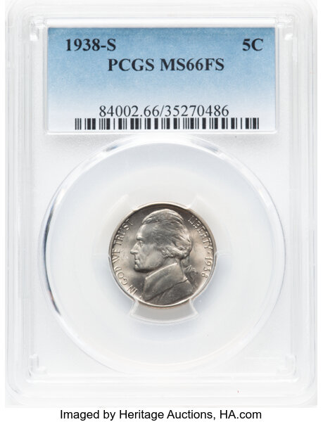 1938-S 5c MS FS thumbnail 2