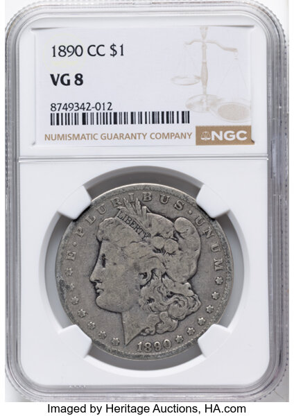 1890-CC $1  Doubled CC, VAM-7 VF30 thumbnail 23