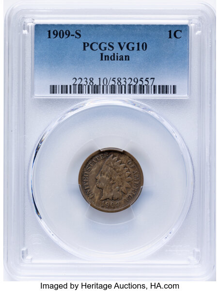 1909-S 1c Indian MS BN thumbnail 4