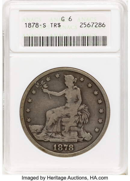Trade Dollar Trade$ 1873-1878 [Type] AG2 thumbnail 7