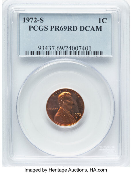 1972-S 1c PR RD DCAM thumbnail 3