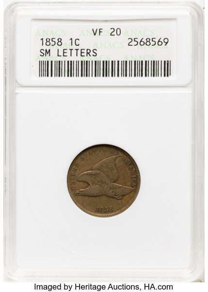 1858 1c Small Letters MS thumbnail 6