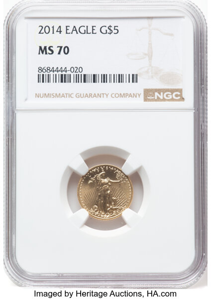 2014 $5  Gold Eagle MS thumbnail 12