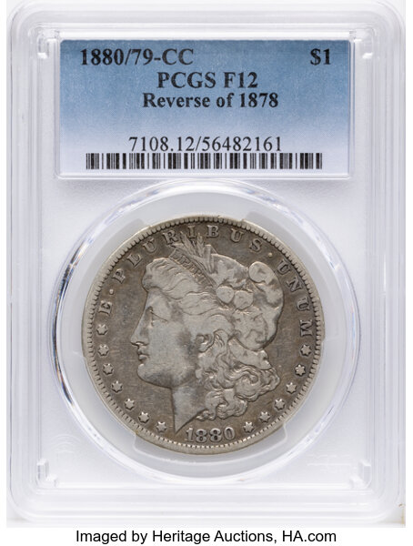 1880/79-CC $1  Reverse of 1878, VAM-4 MS thumbnail 7