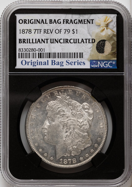 1878 7TF $1  Reverse of 1879 MS thumbnail 4