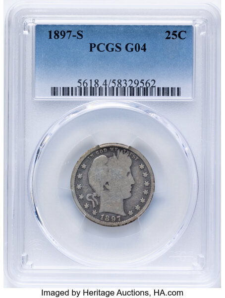 1897-S 25c MS thumbnail 2