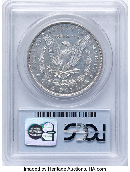 1896 $1  MS PL MS62 PL CAC thumbnail 2