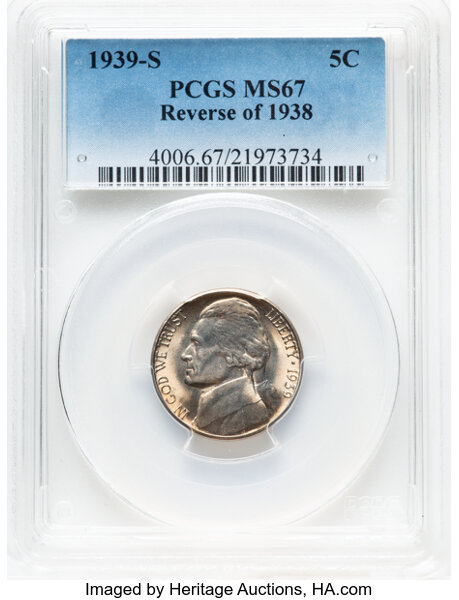 1939-S 5c Reverse of 1938 MS thumbnail 4