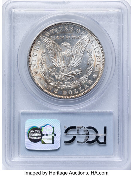 1890 $1 MS63 thumbnail 4