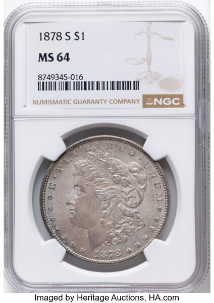 1878-S $1  Denticle Impressions, VAM-17C MS thumbnail 3