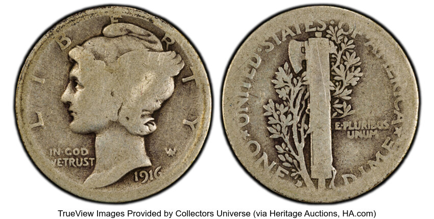 1916-D 10c MS thumbnail 6