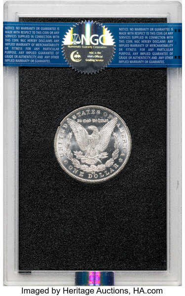 Morgan $1  Carson City Mint, GSA Hoard Hard package [Type] MS65 thumbnail 6