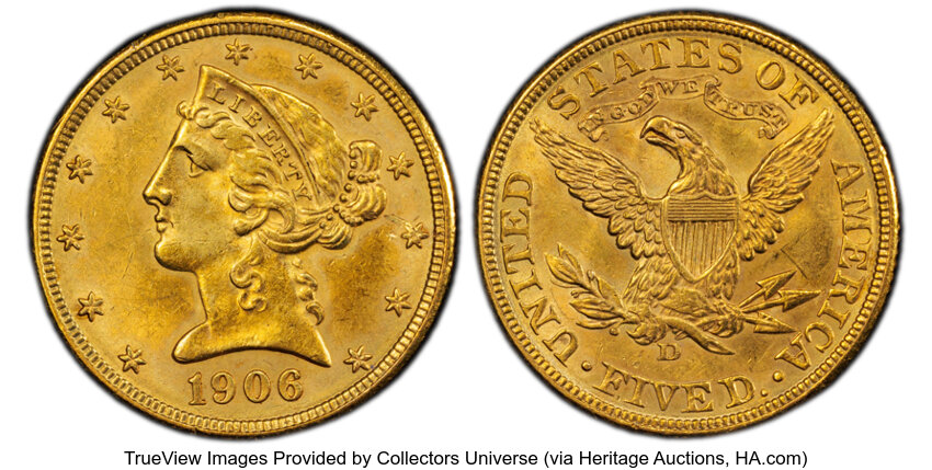 1906-D $5  MS thumbnail 3