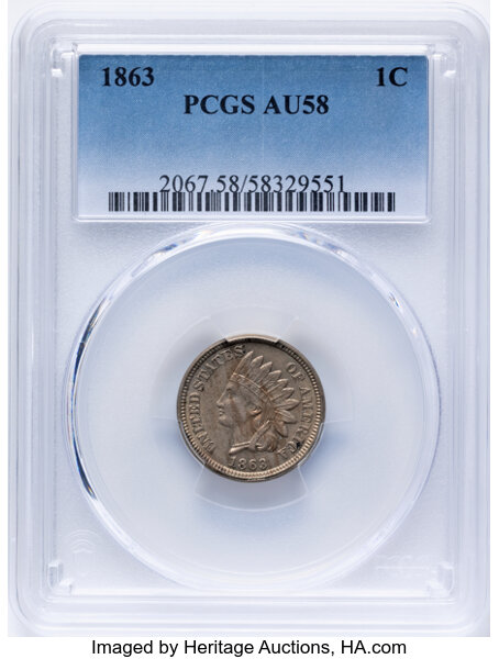 1863 1c Misplaced Date, FS-302, S-20 MS thumbnail 4