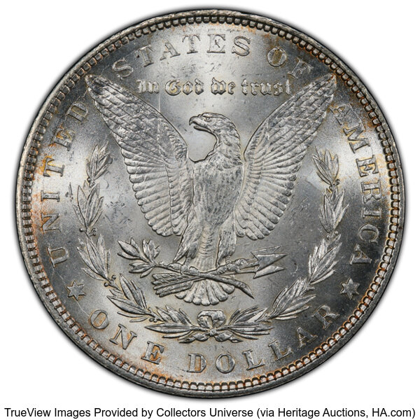 1878 7TF $1  Reverse of 1879 MS64 thumbnail 2