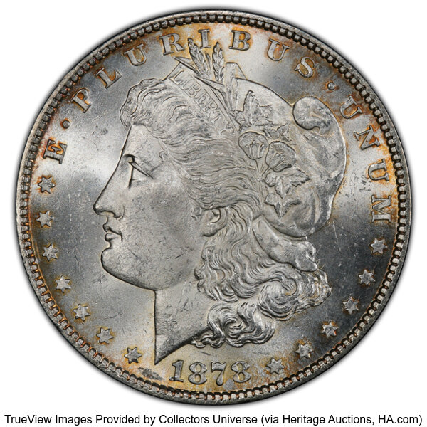 1878 7TF $1  Reverse of 1879 MS thumbnail 5