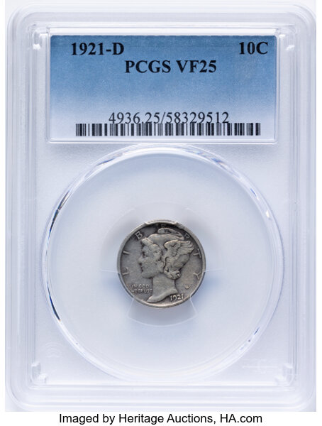 1921-D 10c MS thumbnail 3