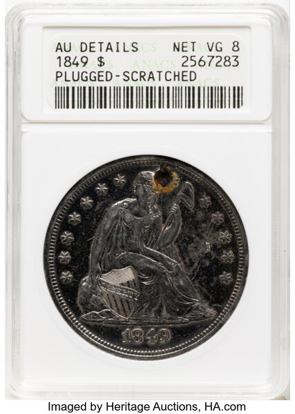 Image for 1849 $1 VG10