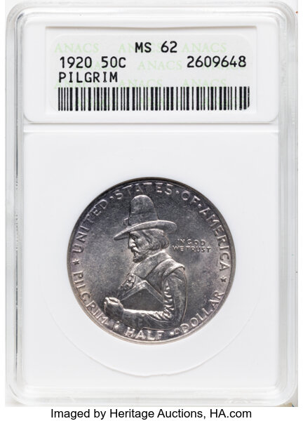 1920 50c Pilgrim MS thumbnail 5