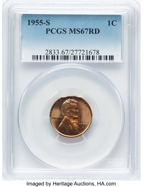 1955-S 1c MS RD thumbnail 3