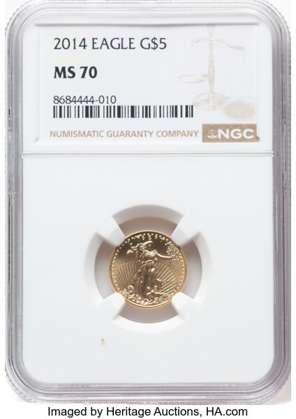 2014 $5  Gold Eagle MS thumbnail 13