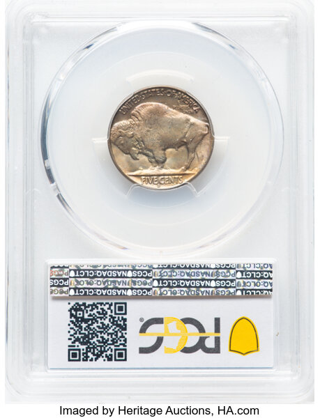 1936-S 5c MS66 CAC thumbnail 2