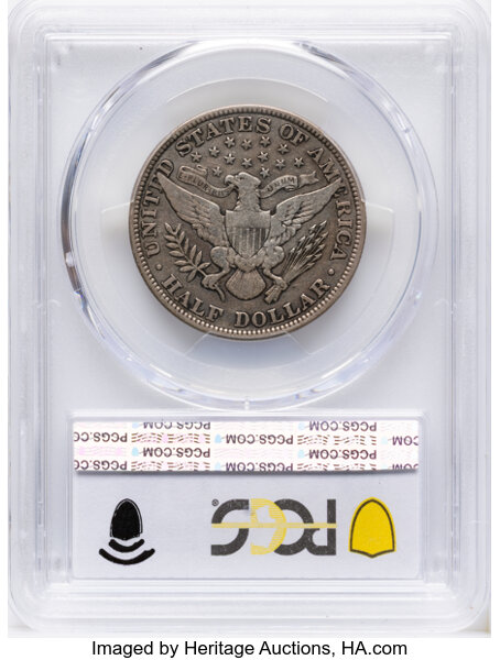 Barber Half Dollar 50c 1892-1915 [Type] P1 thumbnail 20