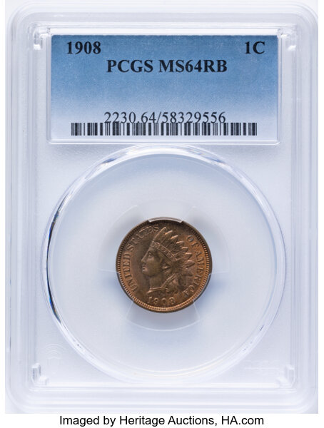 1908 1c MS RB thumbnail 4