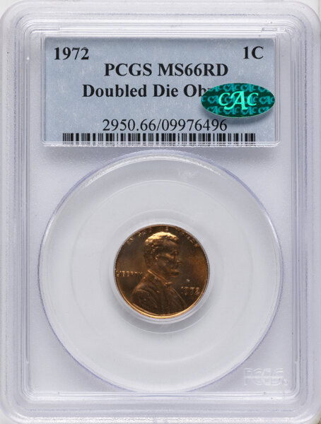 1972 1c Doubled Die Obverse, FS-101 MS RD thumbnail 3