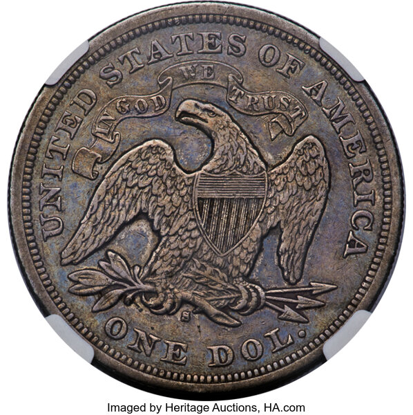 1872-S $1 MS64 thumbnail 22
