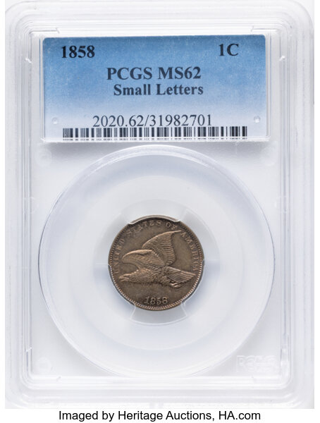 1858 1c Small Letters MS thumbnail 5