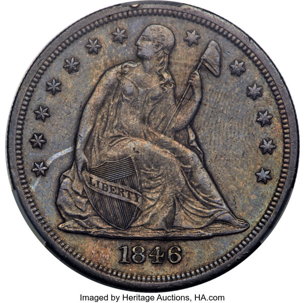 Image for 1846-O $1 AU50