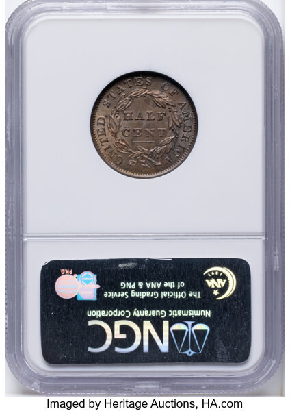 1834 1/2c C-1 MS BN thumbnail 15