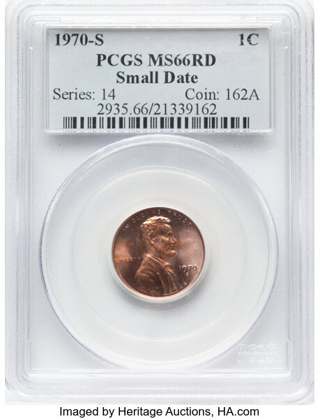 1970-S 1c Small Date MS RD thumbnail 2