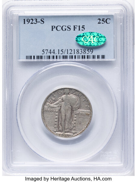 1923-S 25c MS thumbnail 3