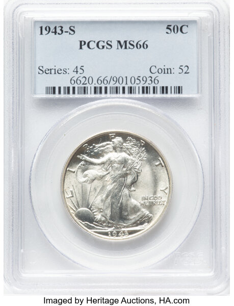 1943-S 50c MS thumbnail 6