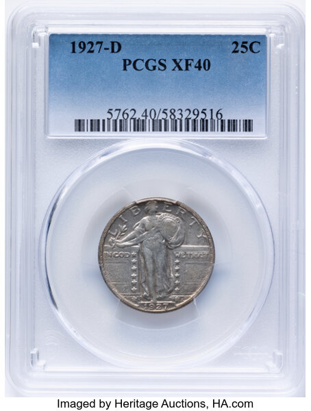 1927-D 25c MS thumbnail 3