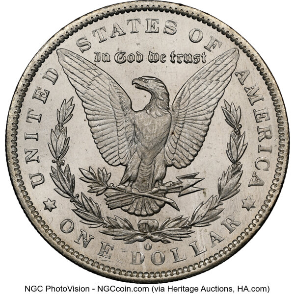 1890-O $1 MS65 CAC thumbnail 2